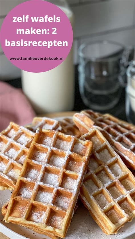 harde wafels bakken met zelfrijzend bakmeel